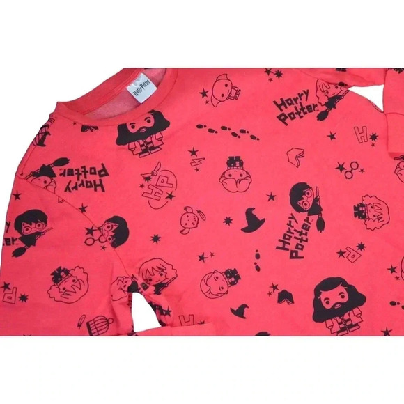 Harry Potter Red Character Print Sweatshirt Unisex Kids Size L - Picture 5 of 6
